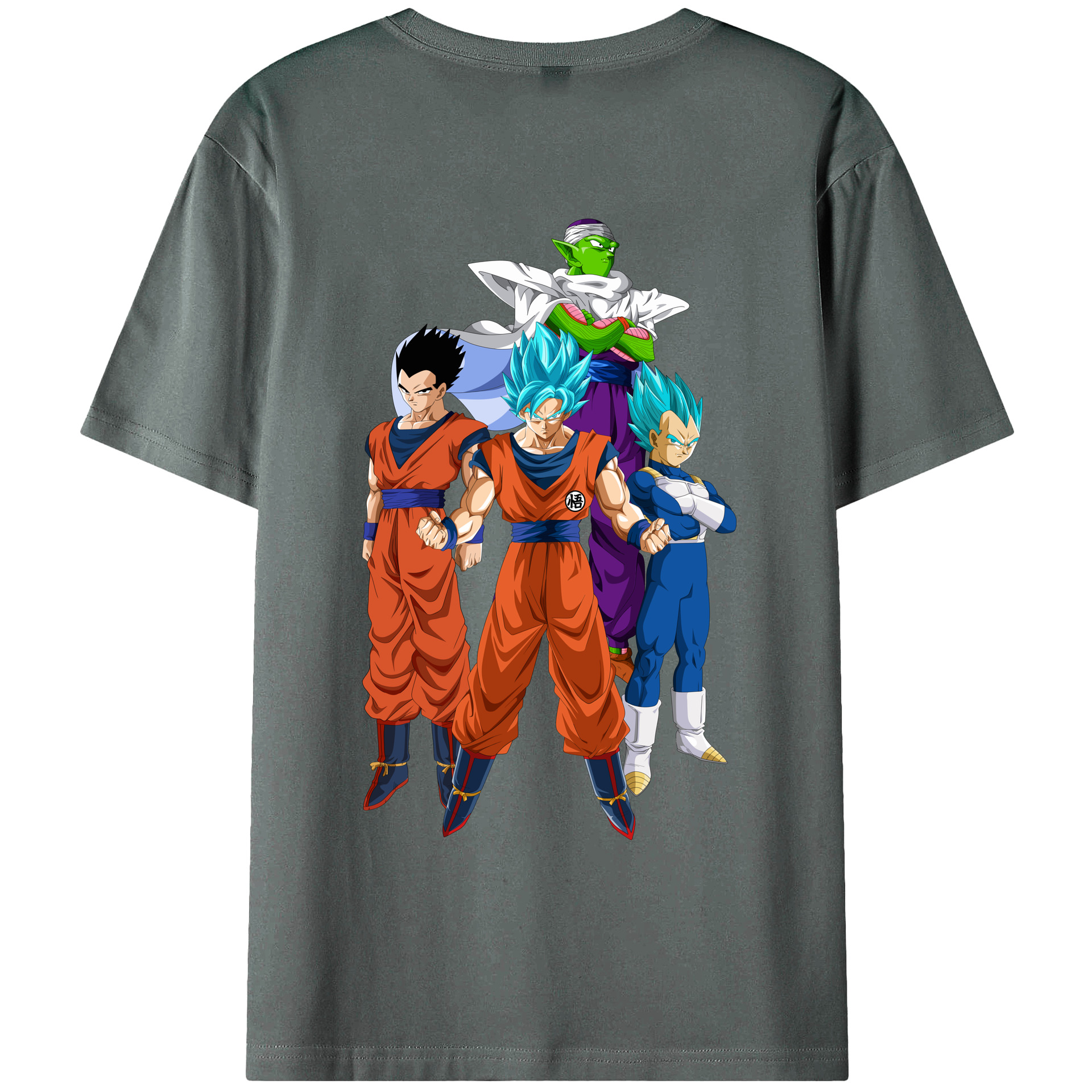 （画像用） ドラゴンボール DRAGON BALL 綿100％ メンズ半袖Tシャツ（バックプリント） 通気性